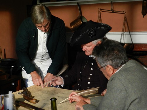 Recreation of privateers in Liverpool, NS © Latonia Hartery